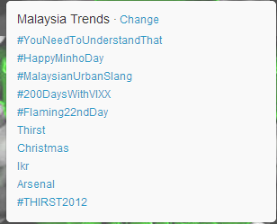 MALAYSIA SHAWOL trending #HappyMinhoDay & #Flaming22ndDay
